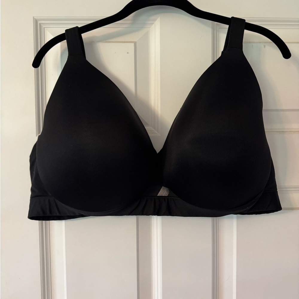 Lightly Lined Wired Cacique Black Full Coverage Bra